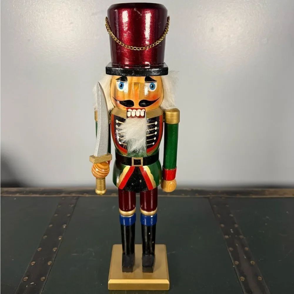 Santa's Workbench Wood Nutcracker 15 Inches Christmas